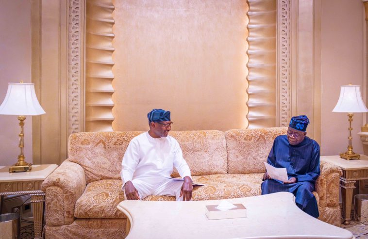 Tinubu meets FBN Holdings chairman Otedola in Abu Dhabi amid legal dispute