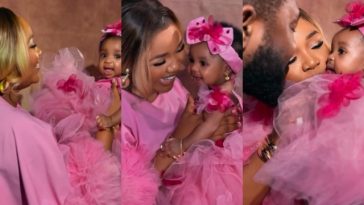 Ekene Umenwa Shows Off Daughter’s Face for The First Time with Powerful Prayers