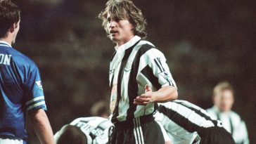 ‘I definitely questioned my sexuality when David Ginola joined Newcastle. He was gorgeous. He could have worn a black bin liner and looked stunning’: Former Magpies defender recounts first meeting dazzling Frenchman in 1995