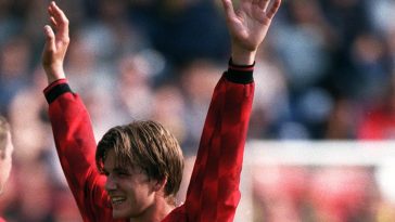 Players who scored from inside their own half