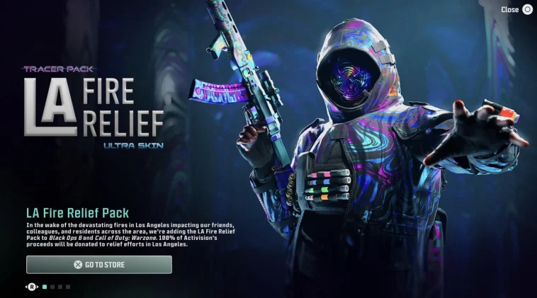Exclusive Call of Duty Pack Released to Help LA Fire Victims – 100% of Proceeds Go to Charity