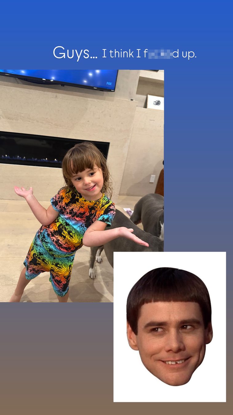 Lala Kent admits she ‘f–ked up’ daughter’s hair with ‘Dumb and Dumber’-esque cut