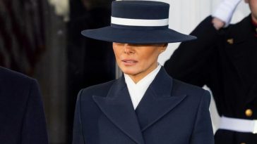 Melania Trump’s Inauguration Day Look Was First Lady Chic as Its Finest & That Hat!