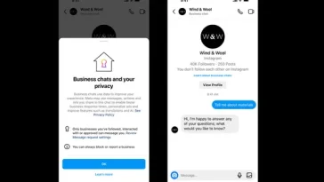 Instagram Adds Transparency Labels to Business Chats