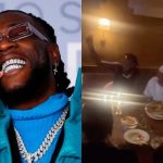 Burna Boy spotted having dinner with Real Madrid stars Vinicius, Rudiger & others in Paris