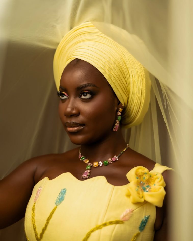 This Yellow Yoruba Traditional Bridal Look is the Definition of Radiance!