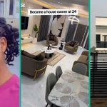 Watch inspiring video as lady shows off mansion she built at 24