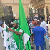 BREAKING: Protesters Storm Abuja Court As Police Arraign Sowore For Calling Egbetokun ‘Illegal IGP’