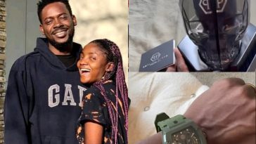 Adekunle Gold Flaunts Fancy Birthday Present Wife Simi Got Him