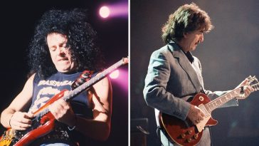 “I gave him my Les Paul to use, which, just by him holding it, increased its value by like a million dollars”:  In 1992, Steve Lukather was still getting over meeting his Beatles icon – then there was a knock on the stage door