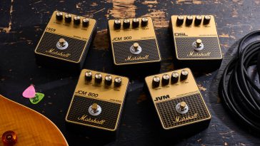 “The legendary amp maker is taking aim at other Marshall-in-a-box pedals with a new lineup that is diverse, well-made, and very well-thought-out”: Marshall 1959, JCM800, JCM900, DSL, and JVM overdrive pedal review