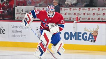 Samuel Montembeault did not have a great month of January