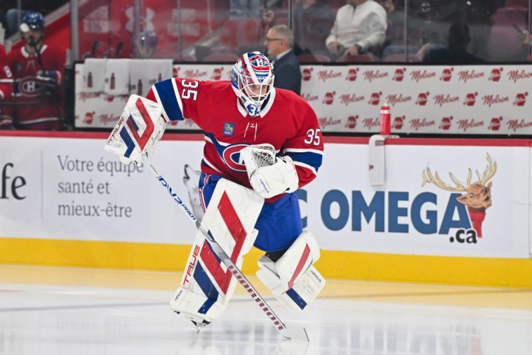 Samuel Montembeault did not have a great month of January