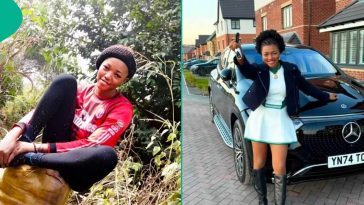 See how a lady worked hard from being a cassava seller to content creator till she got a Mercedes-Benz 450