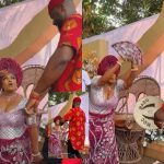 Ruby Ojiakor’s Steals Show at Her Traditional Wedding, Practically Tells Word That She Is Happy