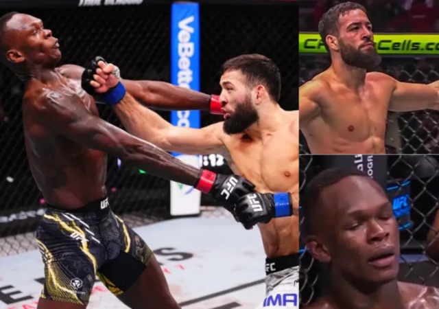 Israel Adesanya Suffers Third Consecutive Defeat, Gets Knocked Out by Nassourdine Imavov at UFC Fight Night