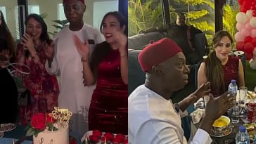 Regina Daniel Physically Missing as Co-Wife, Laila Charani Enjoys Quality Time with Husband, Ned Nwoko at Birthday Dinner