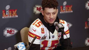Patrick Mahomes confirms daughter Golden, 3 weeks, will attend Super Bowl 2025