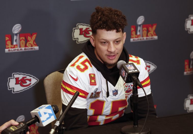 Patrick Mahomes confirms daughter Golden, 3 weeks, will attend Super Bowl 2025