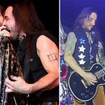 “Keep your eyes on this man!”: Nuno Bettencourt joins Steven Tyler for a mini-set of Aerosmith, Extreme classics at charity gig – and, wait, is that a Les Paul?