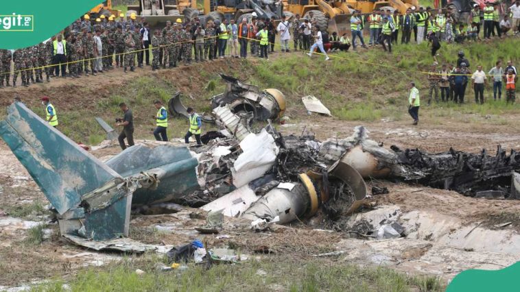 Breaking: People killed as plane crashes, watch video