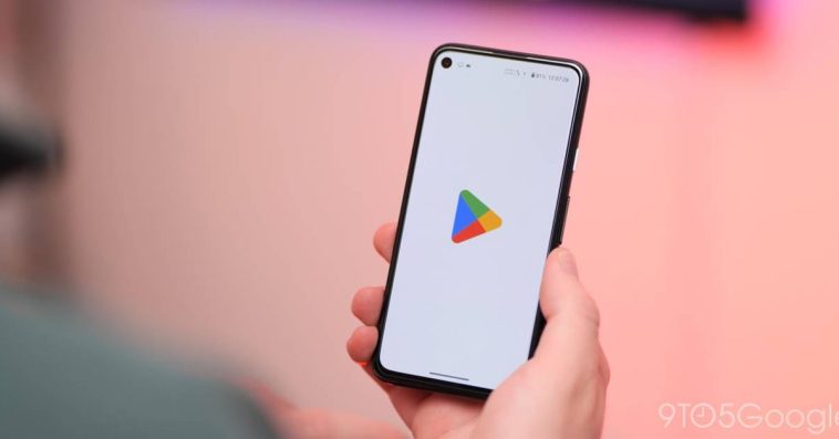 Google Play Store showing repeat Android app updates