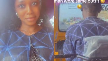 Lady Shocked as She and Keke Rider Wear Identical Outfits In Unexpected Coincidence
