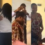 Imo State University Law Students Surprise Their Faculty Cleaner With Food Items And Money