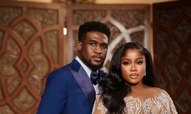 Veekee James & Femi Atere Went All Out in Style for Their Wedding Anniversary Celebration