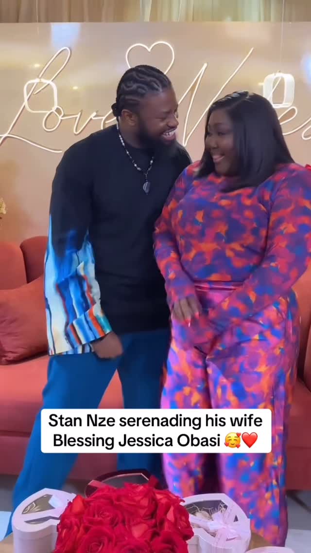 Love & Chemistry Overload – This Sweet Video of Stan Nze Singing to His Wife Will Make You Swoon!