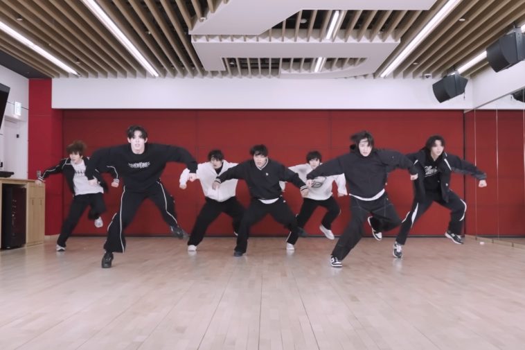 Watch: JYP’s New Boy Group KickFlip Covers Stray Kids In Dance Practice Video