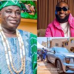 Davido Gifts King Of Ede Oba Adesola Lawal Brand New Car On His Birthday