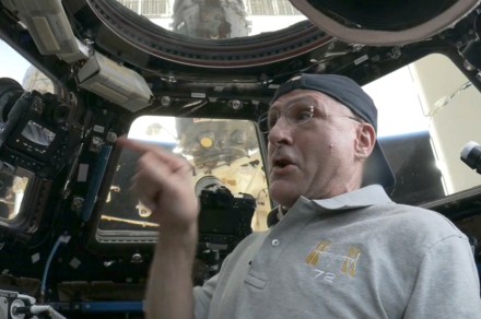 This is what happens ‘when you get two uber-geeks in space at the same time’