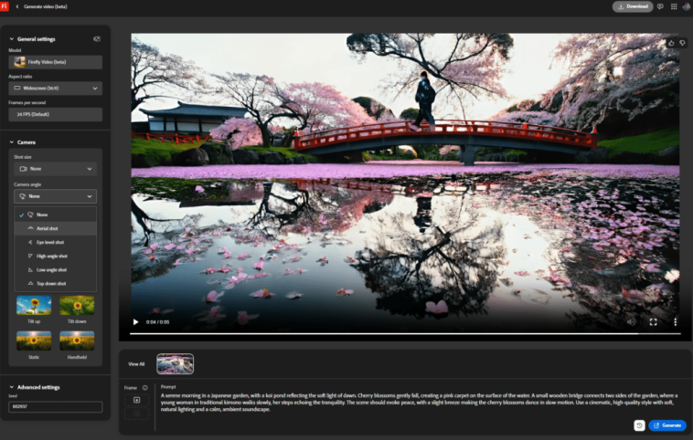 Adobe Firefly created a text-to-video model that leaves Sora in the dust