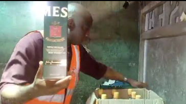 VIDEO: NAFDAC arrests man for producing fake alcohol in Port Harcourt