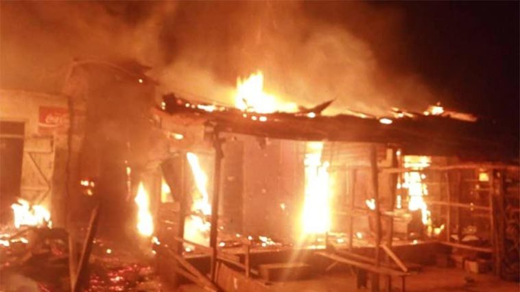 Traders count losses as fire guts Oyo market