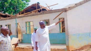Rainstorm destroys Kwara school, others, govt promises swift intervention