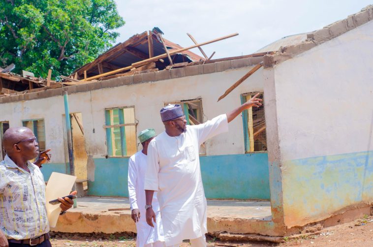 Rainstorm destroys Kwara school, others, govt promises swift intervention