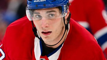 Juraj Slafkovsky produced twice as much in February, March and April