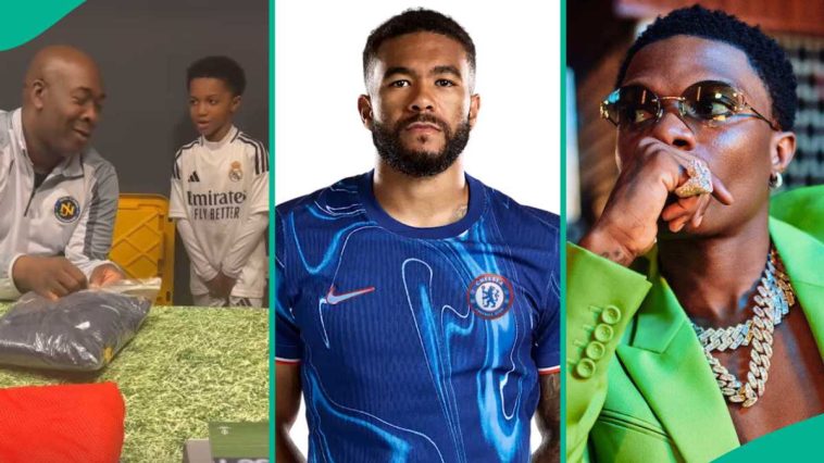 “Game on”: Wizkid’s son Zion enrolls at Reece James’ dad’s football academy