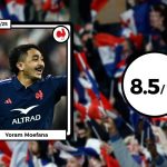 Les notes des Bleus après France-Ecosse : Moefana toujours plus fort, Flament maître des airs