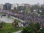 Стотици хиляди сърби излязоха на най-масовия протест от десетилетия