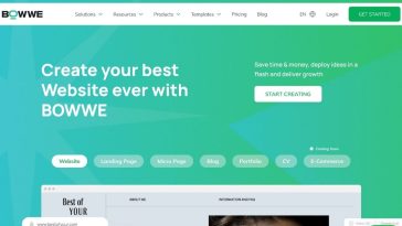 Bowwe: Website builder