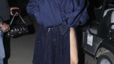 Rihanna dares to bare in see-through lace skirt while supporting A$AP Rocky at Rolling Loud in LA