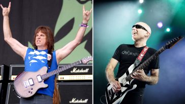 “He was very frightened, mostly from the volume. My new amplifiers now go to infinity, and I think that idea was very scary to him”: Nigel Tufnel had plenty of volume when he jammed with Joe Satriani, but “couldn’t fathom” what the guitar hero was