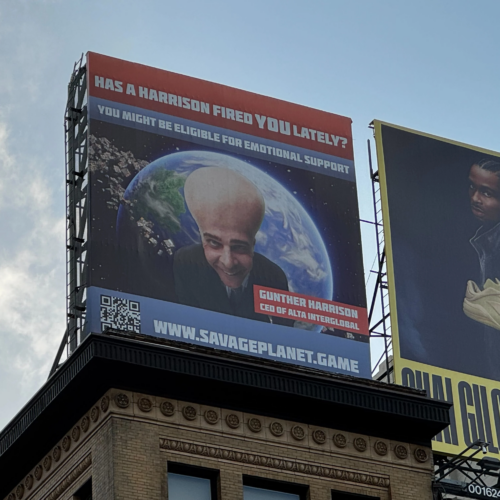 Developer’s GDC billboard pokes at despised former Google Stadia exec