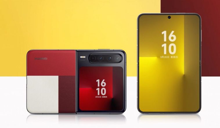 The Huawei Pura X introduces a new take on foldable form factor