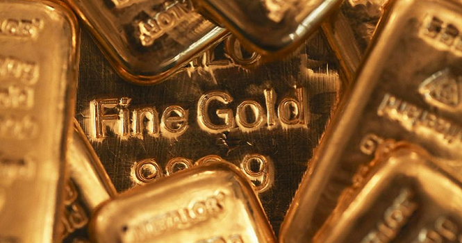 ‎Gold prices snap 9-session uptrend