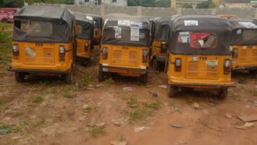 Traffic Obstruction: Lagos taskforce impounds 108 Keke Marwa, Korope buses