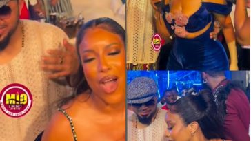 Video Goes Viral as Ramsey Nouah ‘Grinds’ Joselyn Dumas During RNAQ40 Party
